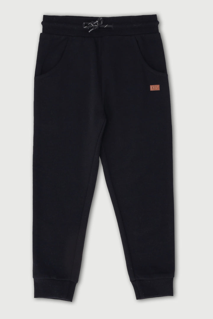 Pre-Boys Fleece Jogger - Black