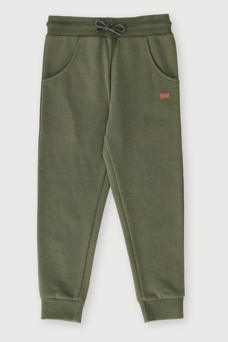 Pre-Boys Fleece Jogger - Olive