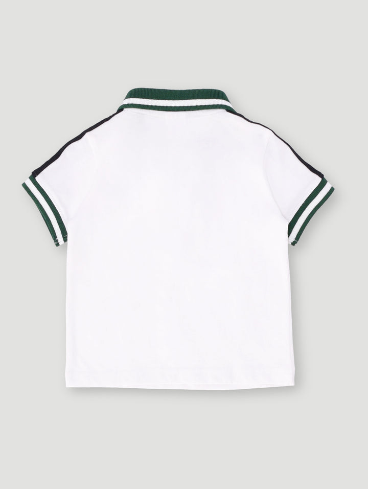 Baby Boys Embroidery Golfer Tee - Fatigue