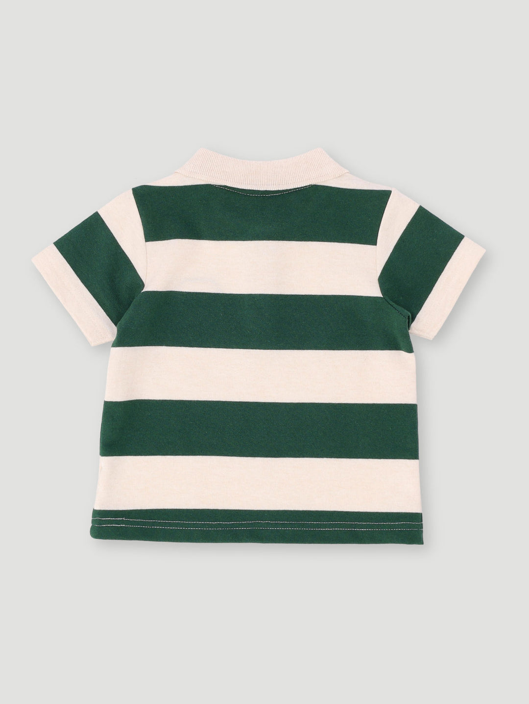 Baby Boys Jersey Short Sleeve Stripe Golfer - Multi