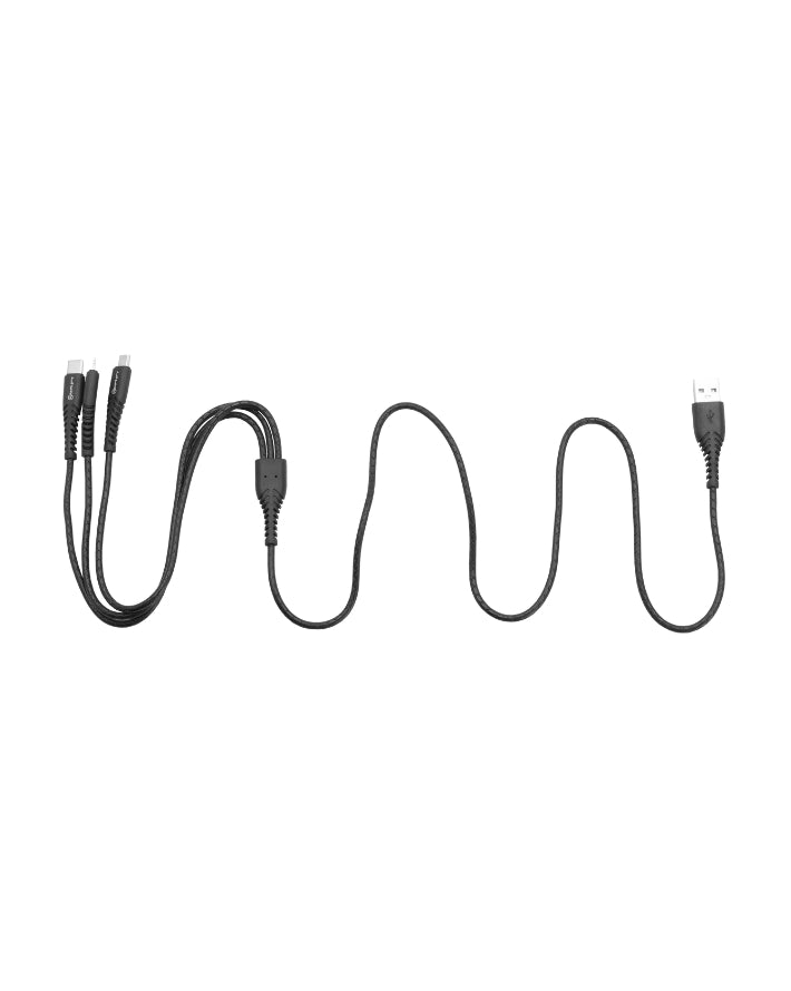 Linked Series 3-in-1 Cable Black