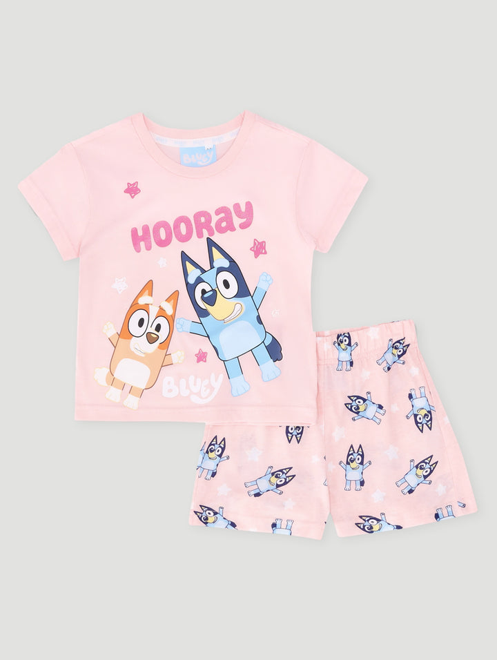 Pre-Girls Bluey Sleep Set - Pink