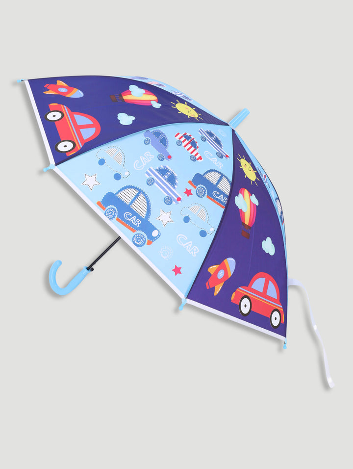 Pre-Boys Car Umbrella - Blue