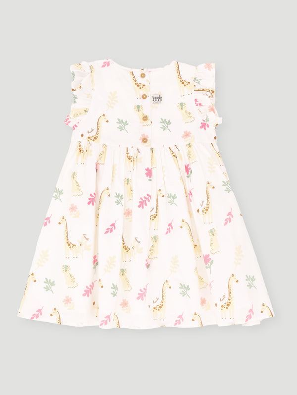 Keedo Girls Safari Dress - Multi