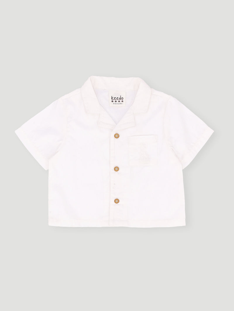 Keedo Baby Boys Premium Shirt - White