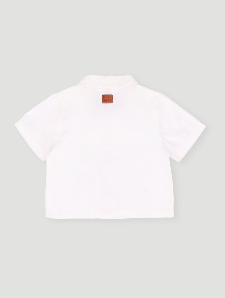 Keedo Baby Boys Premium Shirt - White