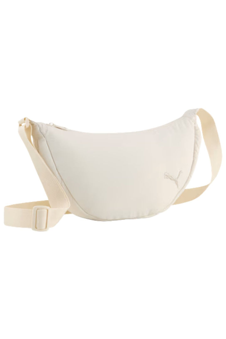 Her Half Moon Bag - Alpine Snow