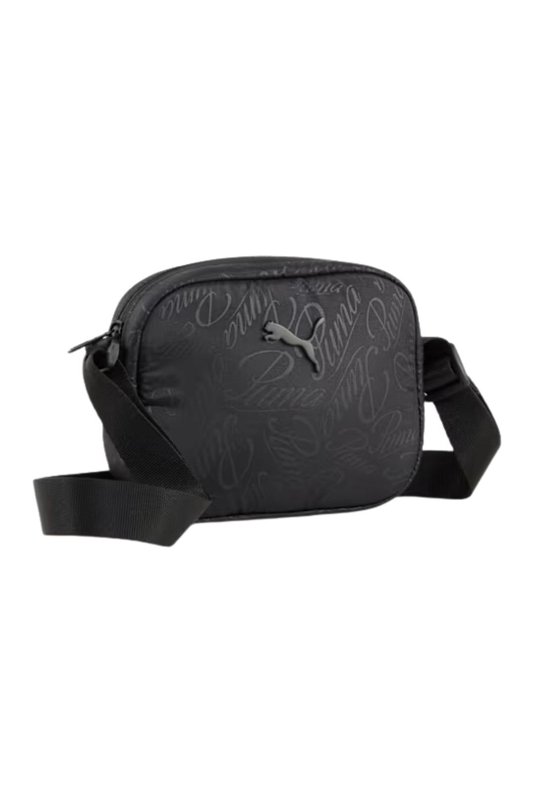 Pop Crossbody Black-Script Print Bag - Black