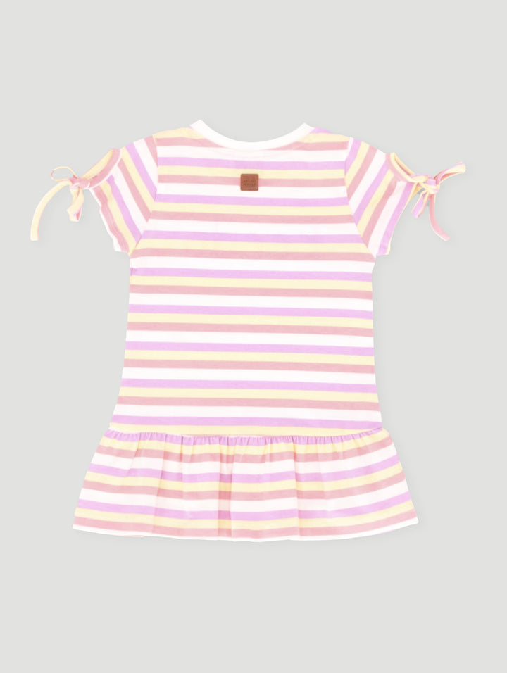 Keedo Baby Girls Stripe Dress - Multi
