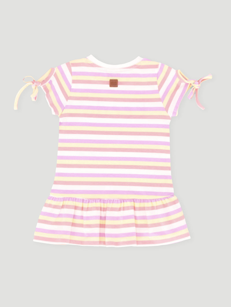 Keedo Baby Girls Stripe Dress - Multi
