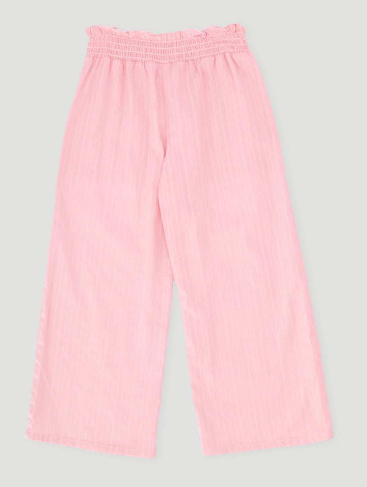 Pre-Girls Ruched Detail Pants - Coral