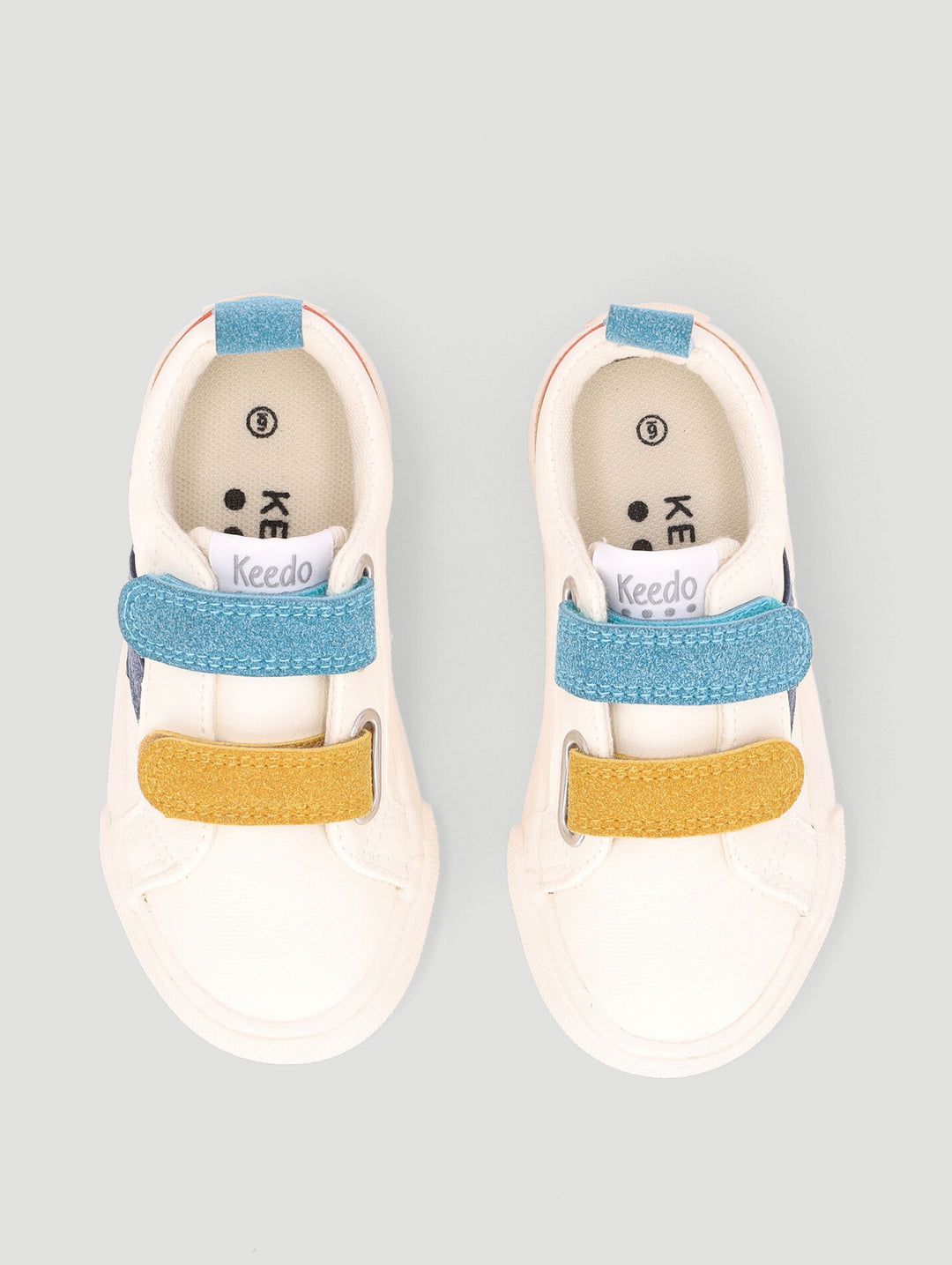 Keedo Boys Velcro Skate Sneaker - Multi