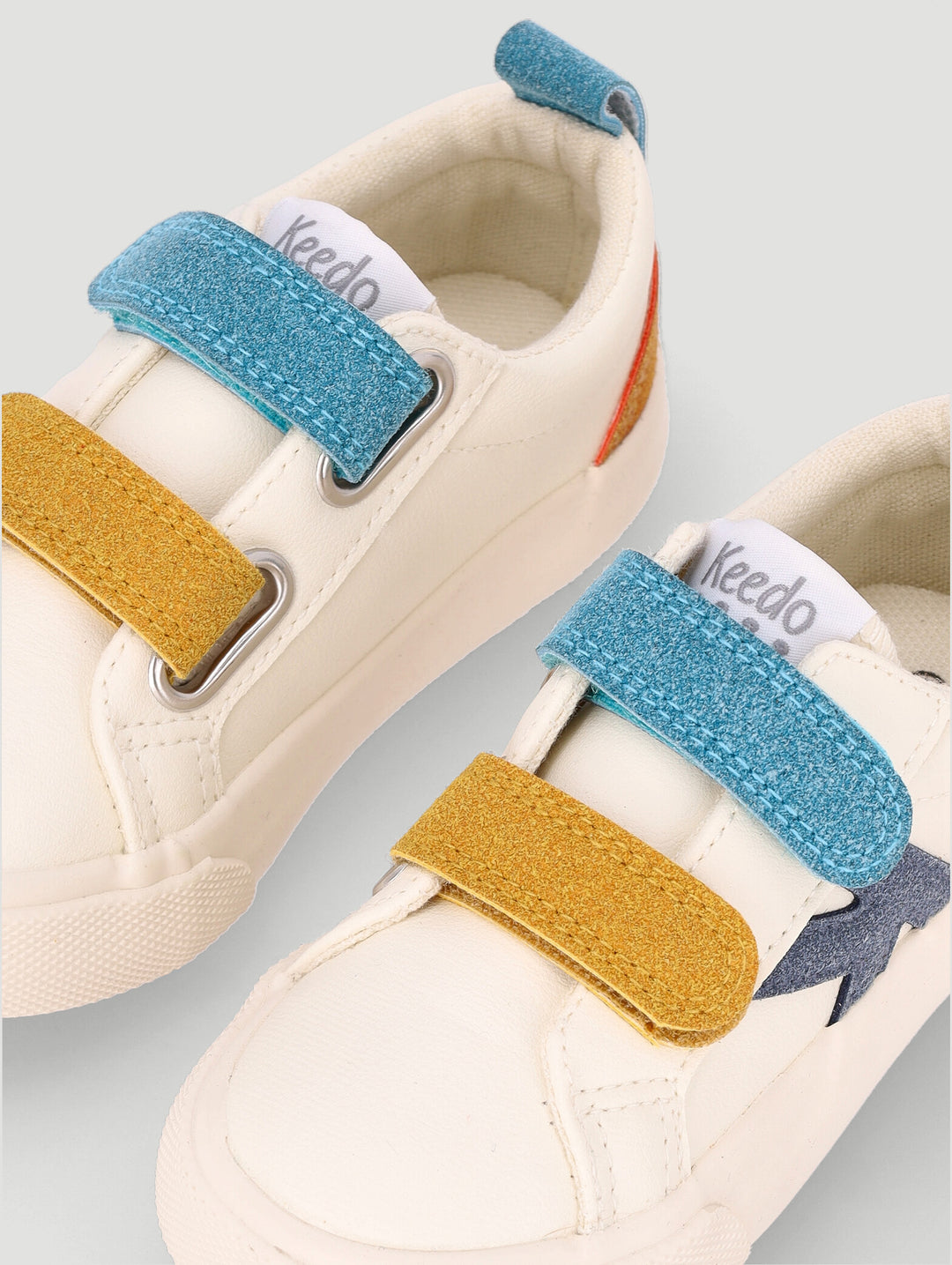 Keedo Boys Velcro Skate Sneaker - Multi