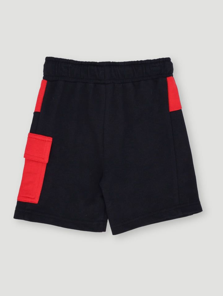 Pre- Boys Mickey Cargo Short - Black/Red