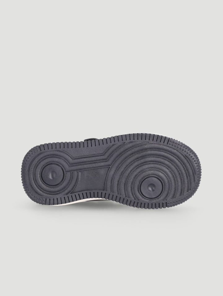 Pre-Boys Court Sneaker - Black/Olive