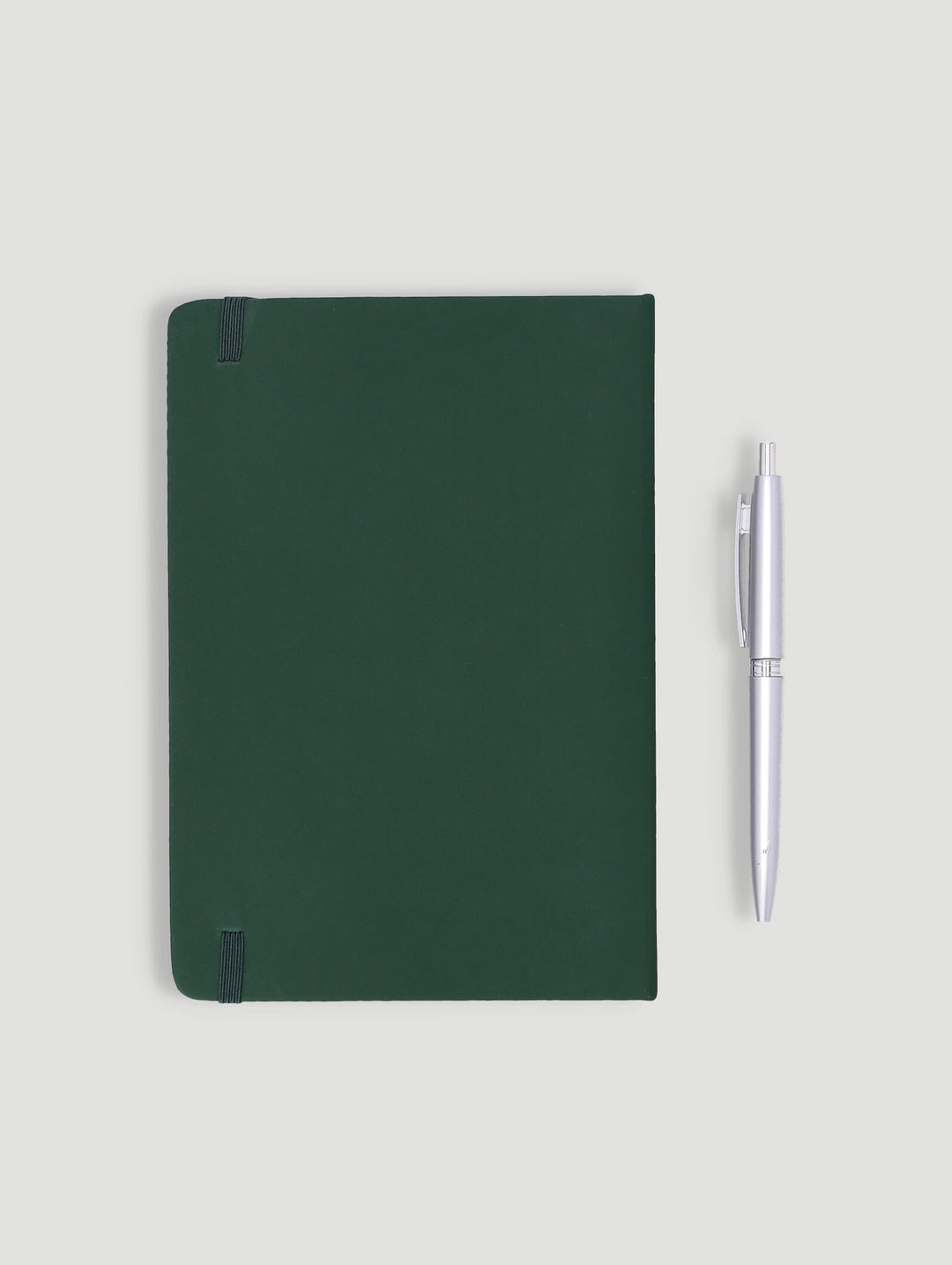 A5 Notebook With Pen - Emerald