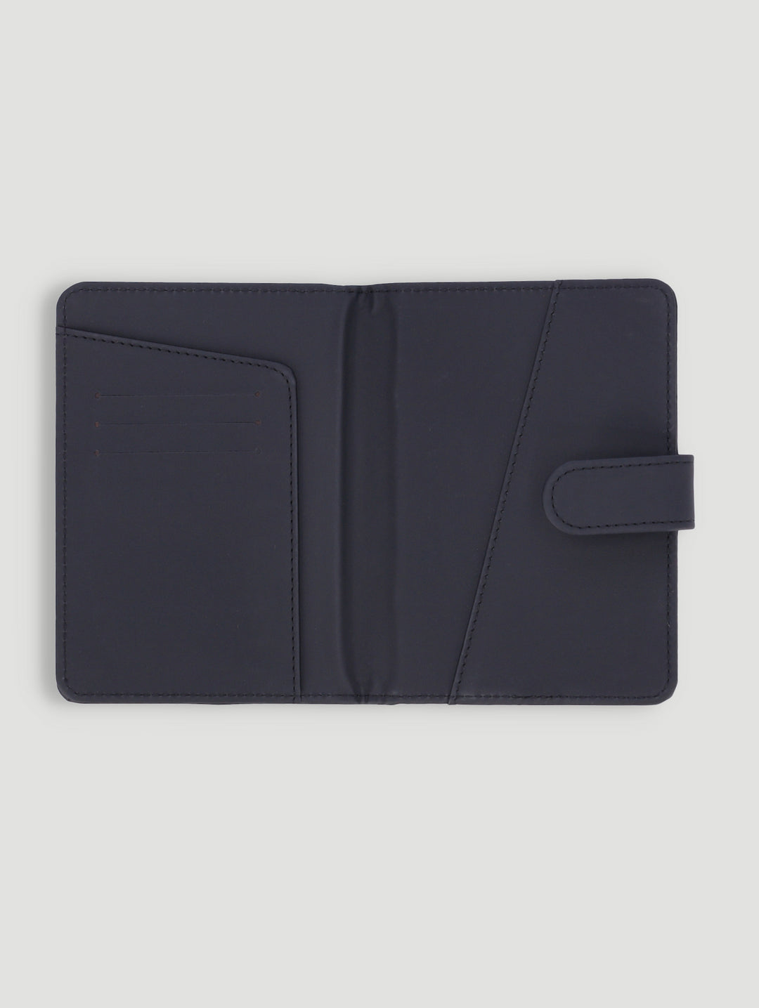 Debossed Passport & Luggage Tag - Black