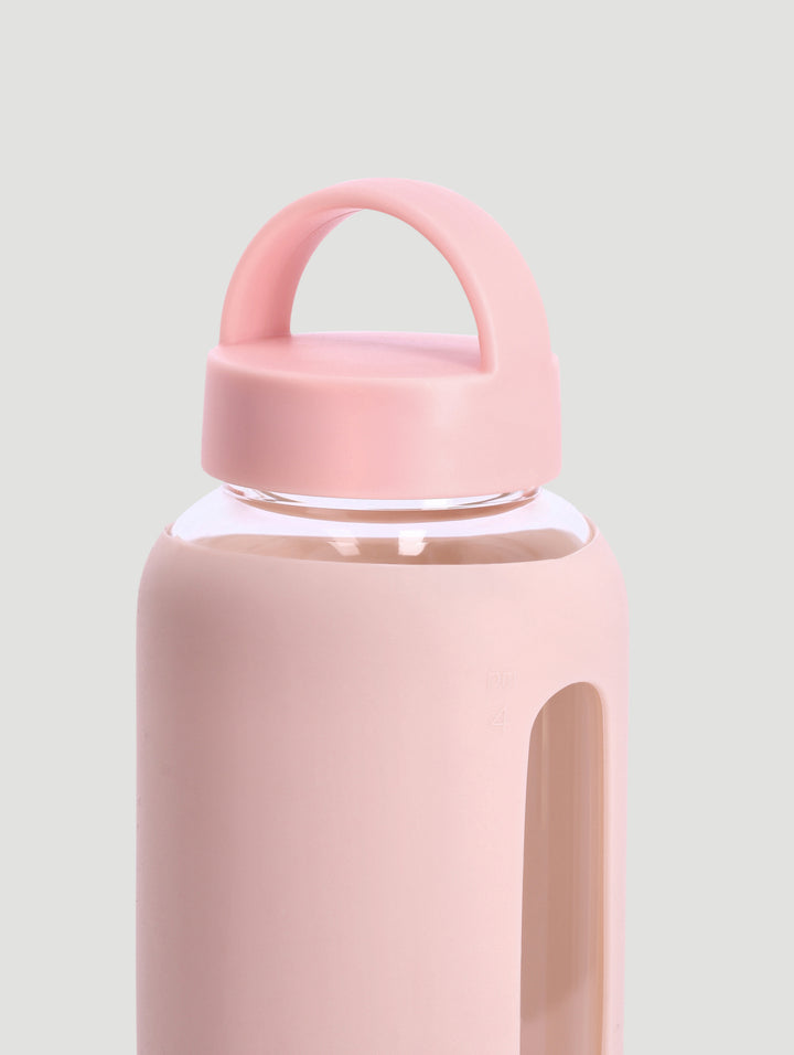 Glass & Silicone Medium Bottle 800ml - Natural