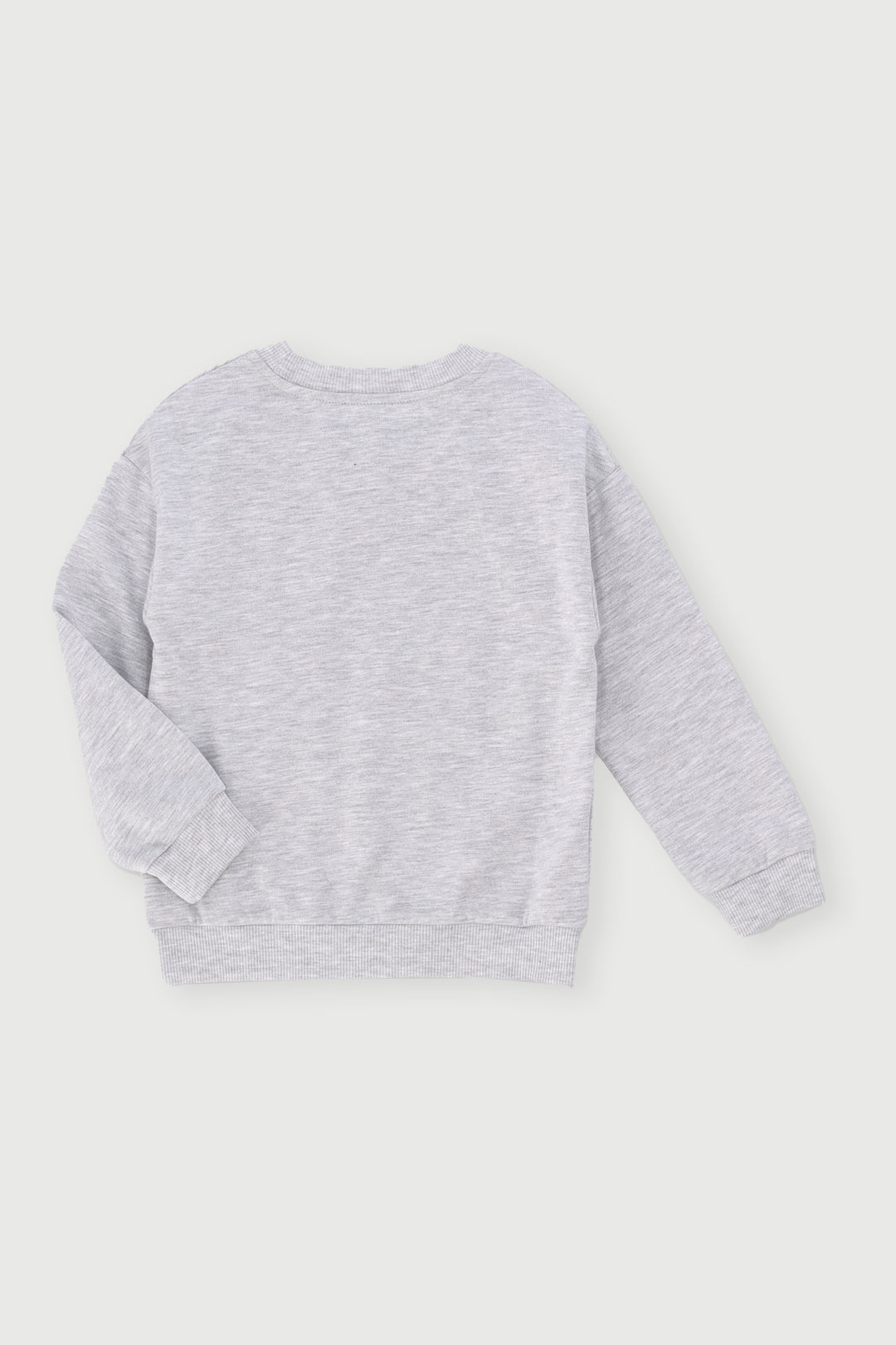Pre-Boys Fleece Crew Top - Ice Melange