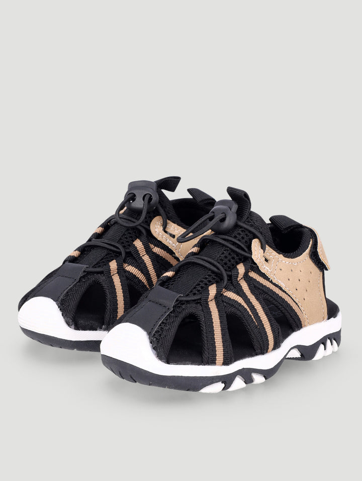 Pre-Boys Closed Toe Adventure Sandal - Black/Grey
