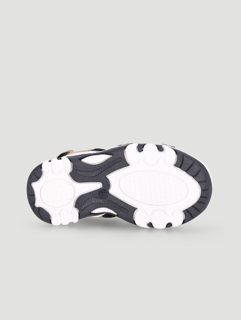 Pre-Boys Closed Toe Adventure Sandal - Black/Grey