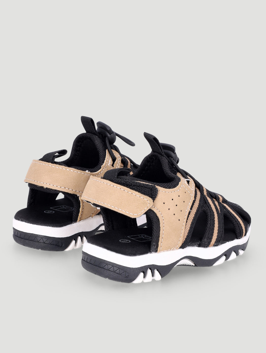 Pre-Boys Closed Toe Adventure Sandal - Black/Grey