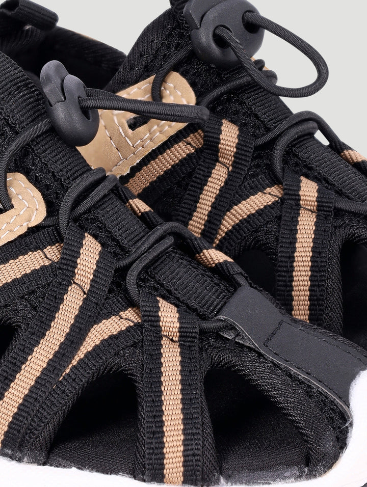 Pre-Boys Closed Toe Adventure Sandal - Black/Grey