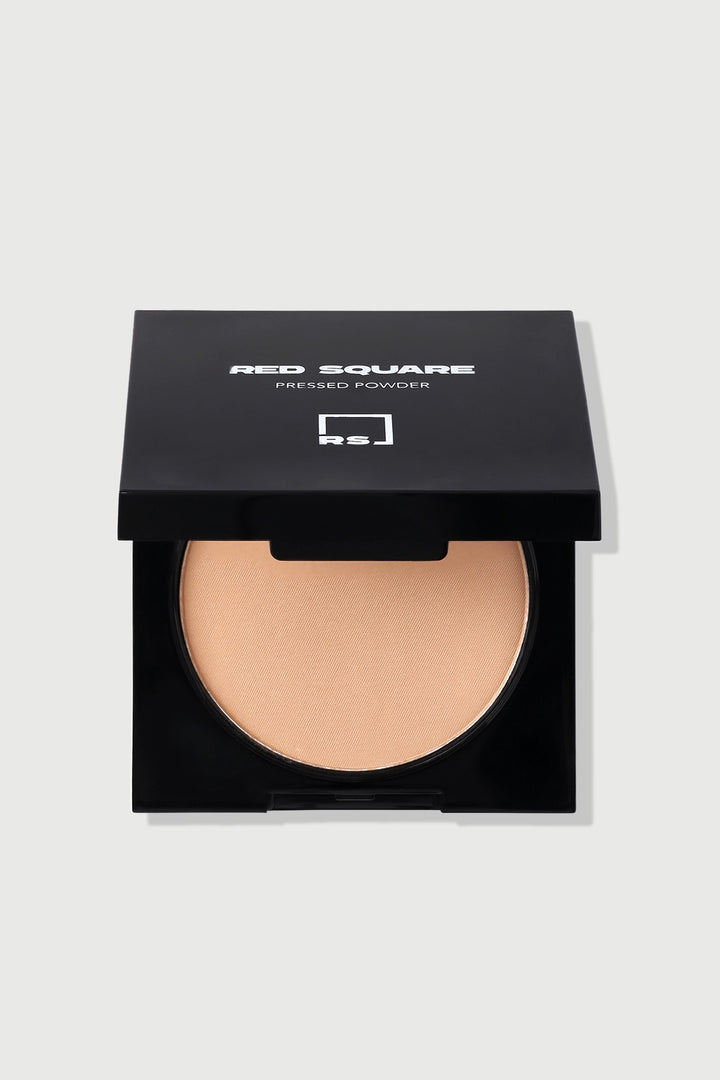 Red Square Pressed Powder