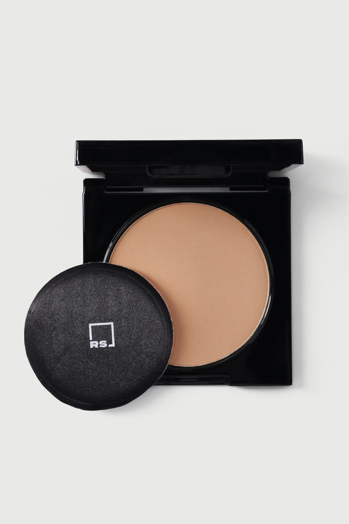 Red Square Pressed Powder