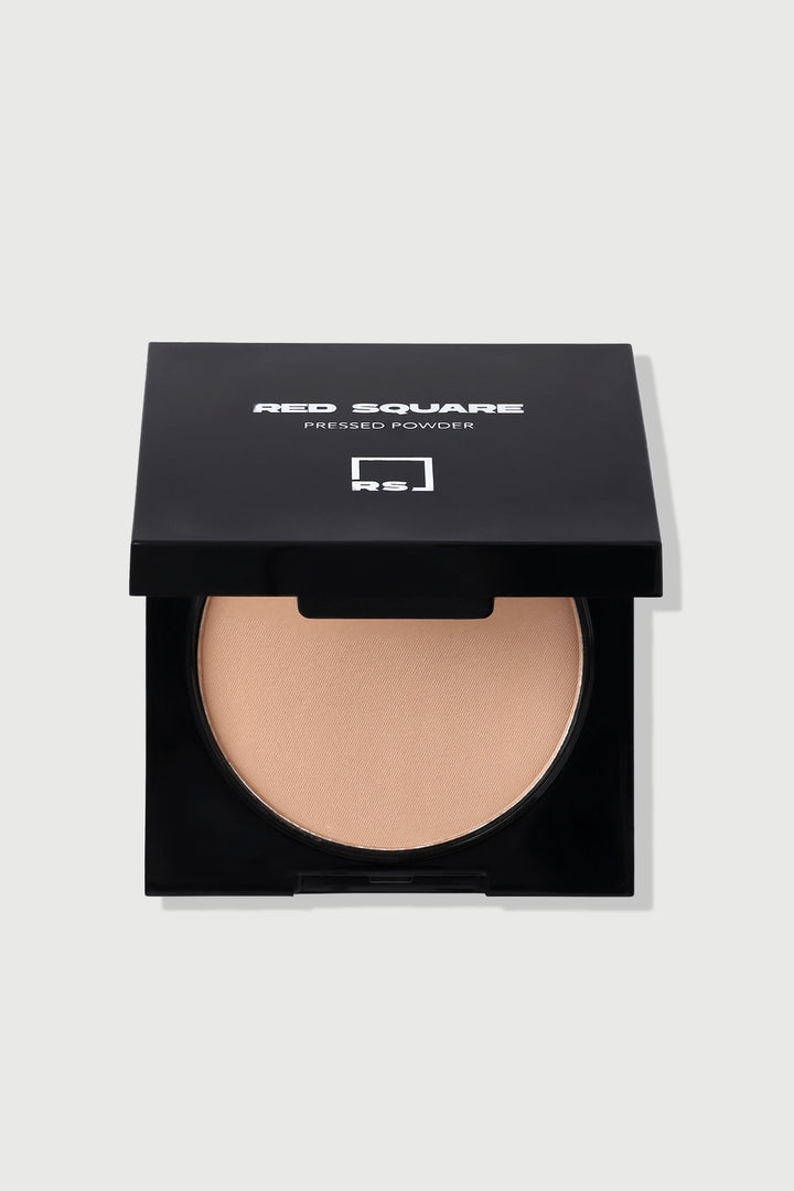 Red Square Pressed Powder