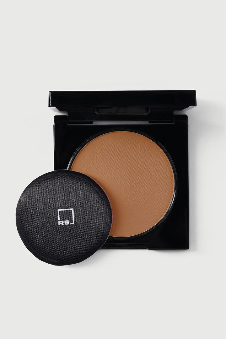 Red Square Pressed Powder