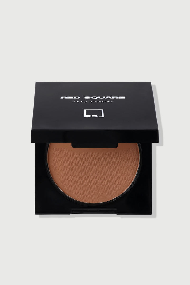 Red Square Pressed Powder