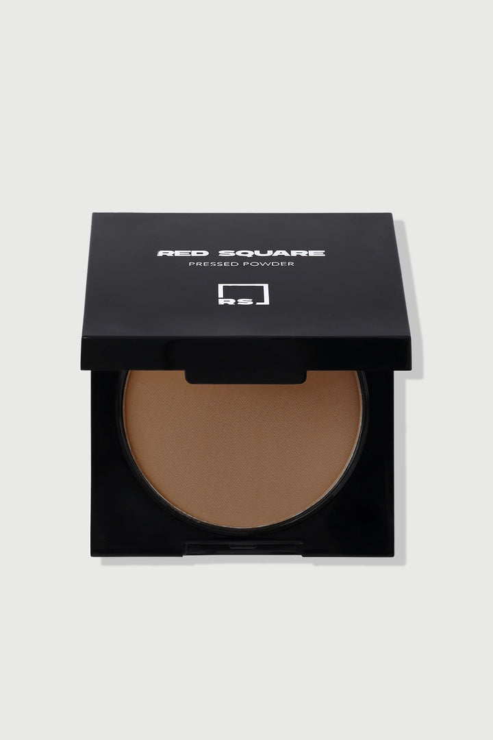 Red Square Pressed Powder