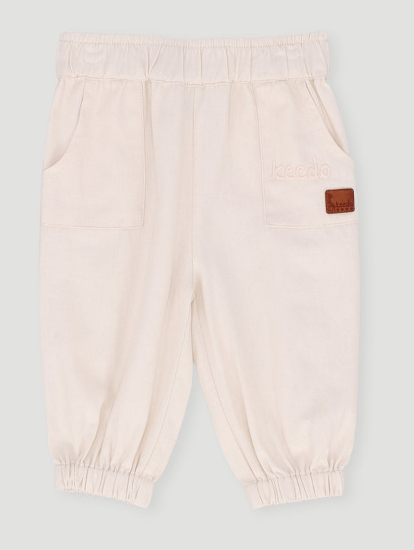 Keedo Baby Boys Premium Pant - Beige