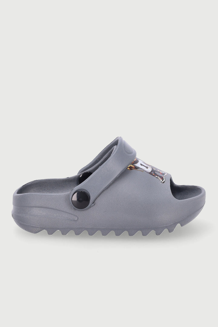 Pre-Boys Bear Moulded Slide - Grey