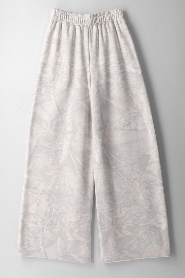 Girls Elasticated Wideleg Track Pant - Camo