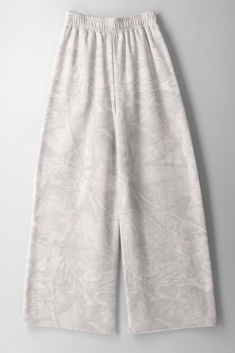 Girls Elasticated Wideleg Track Pant - Camo