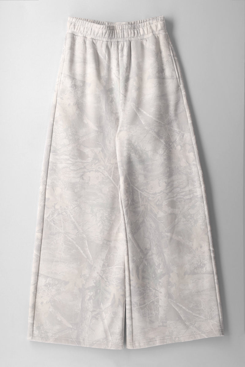 Girls Elasticated Wideleg Track Pant - Camo