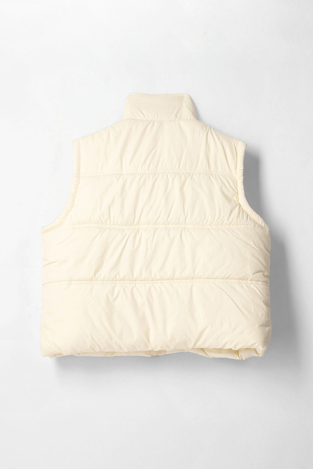 Girls Oversized Gilet Puffer - Butter Yellow