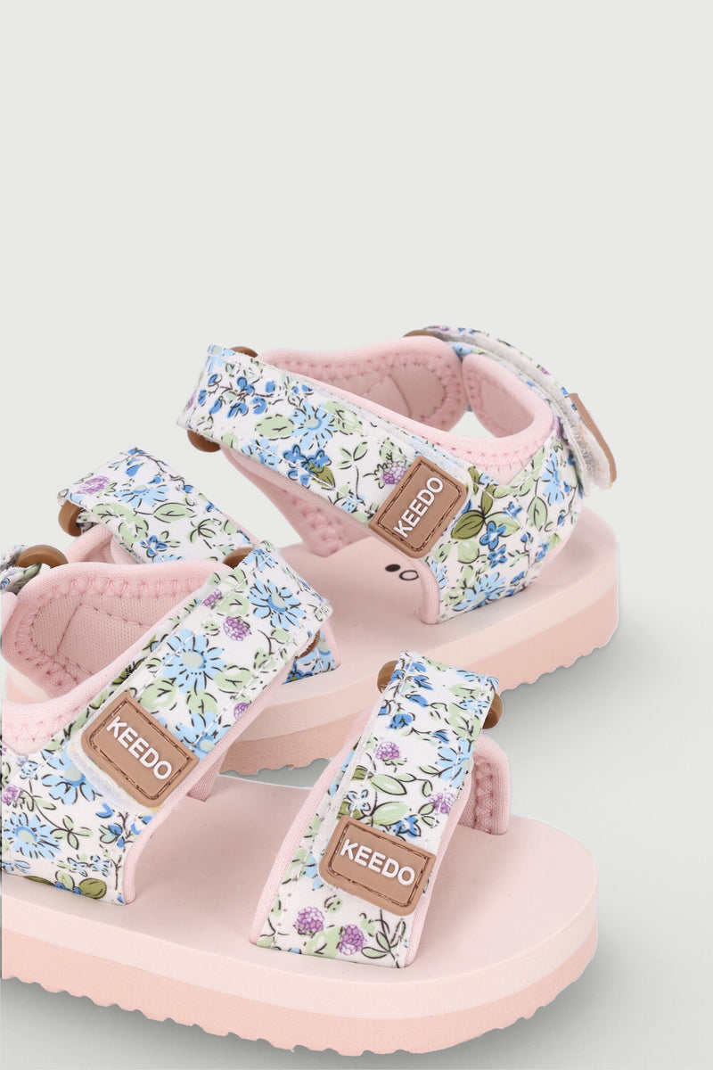 Keedo Girls Floral Sport Sandal - Multi