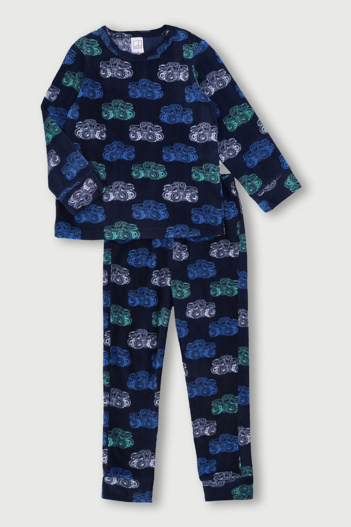 Monster Truck Sleep Set - Navy