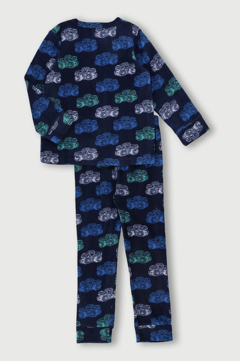 Monster Truck Sleep Set - Navy