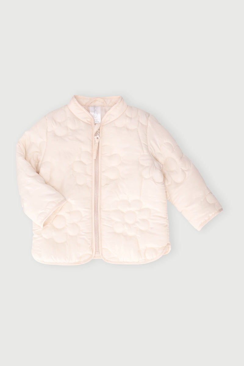Embossed Parker Jacket  - Cream