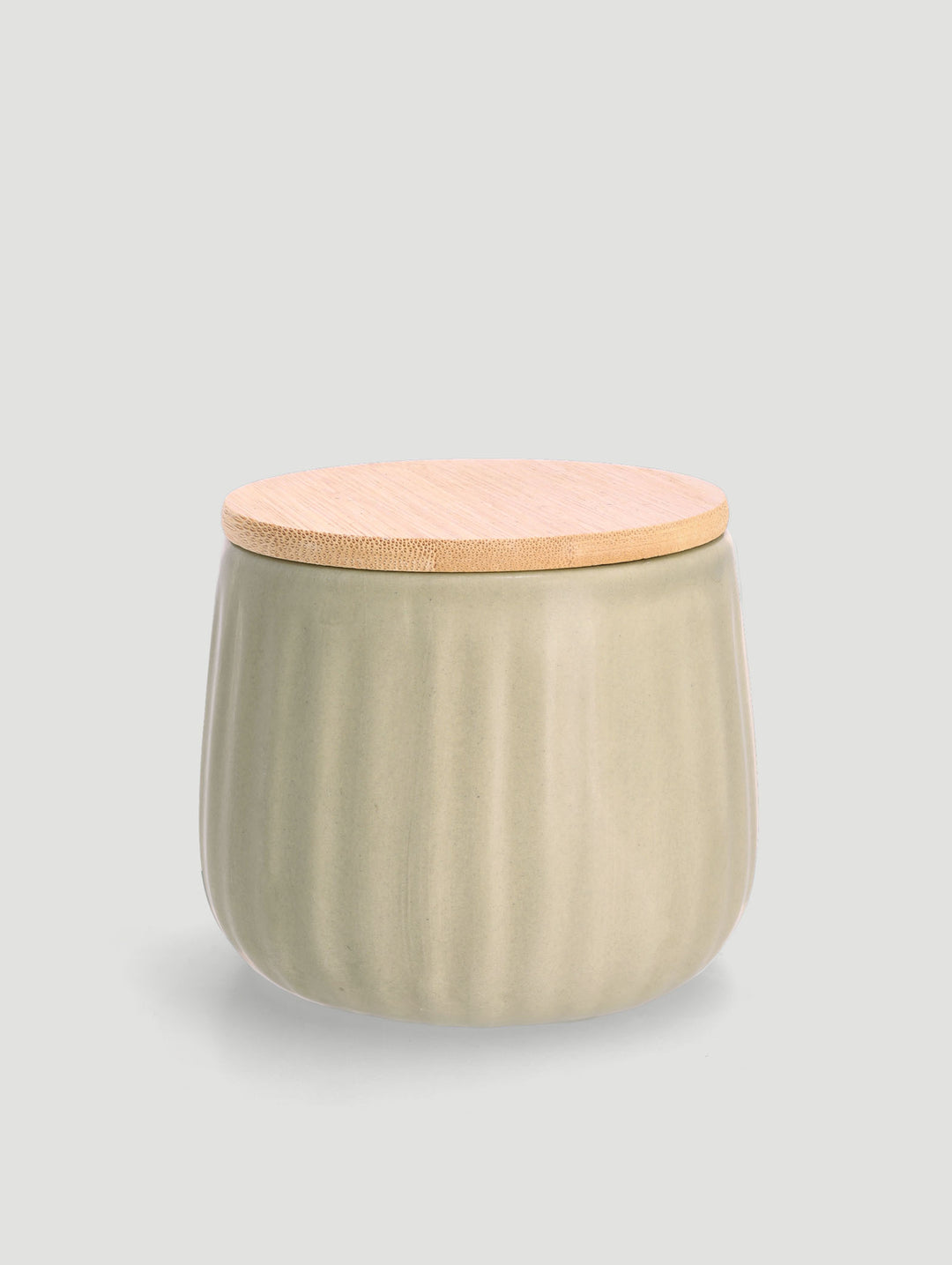 Como Green Cotton Jar