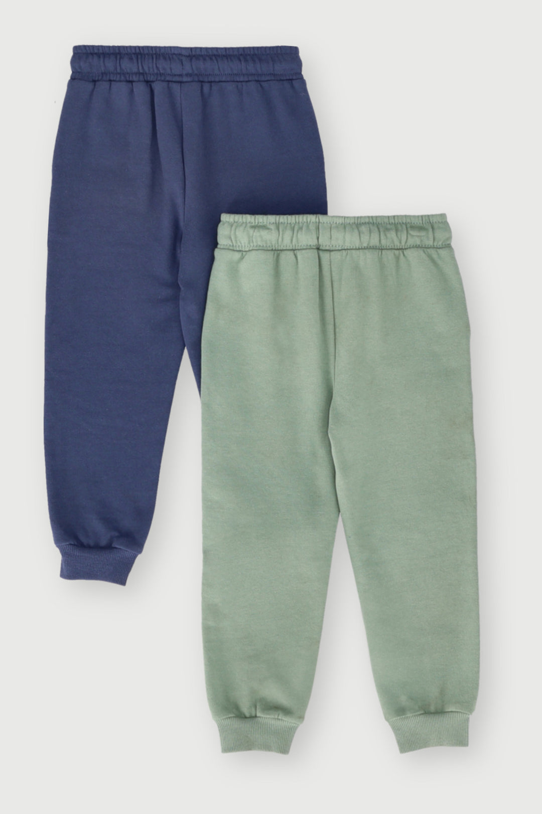 Pre-Boys 2 Pack Fleece Jogger - Green/Navy