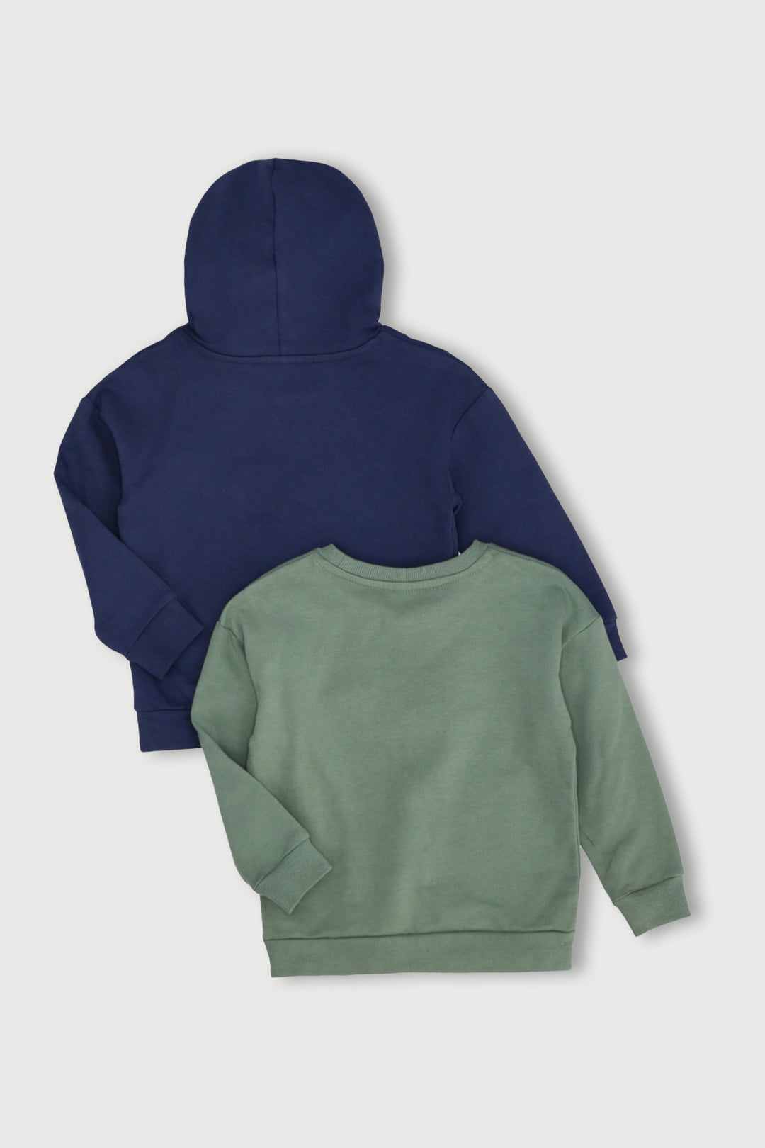 Pre-Boys 2 Pack Top Fleece - Green/Navy