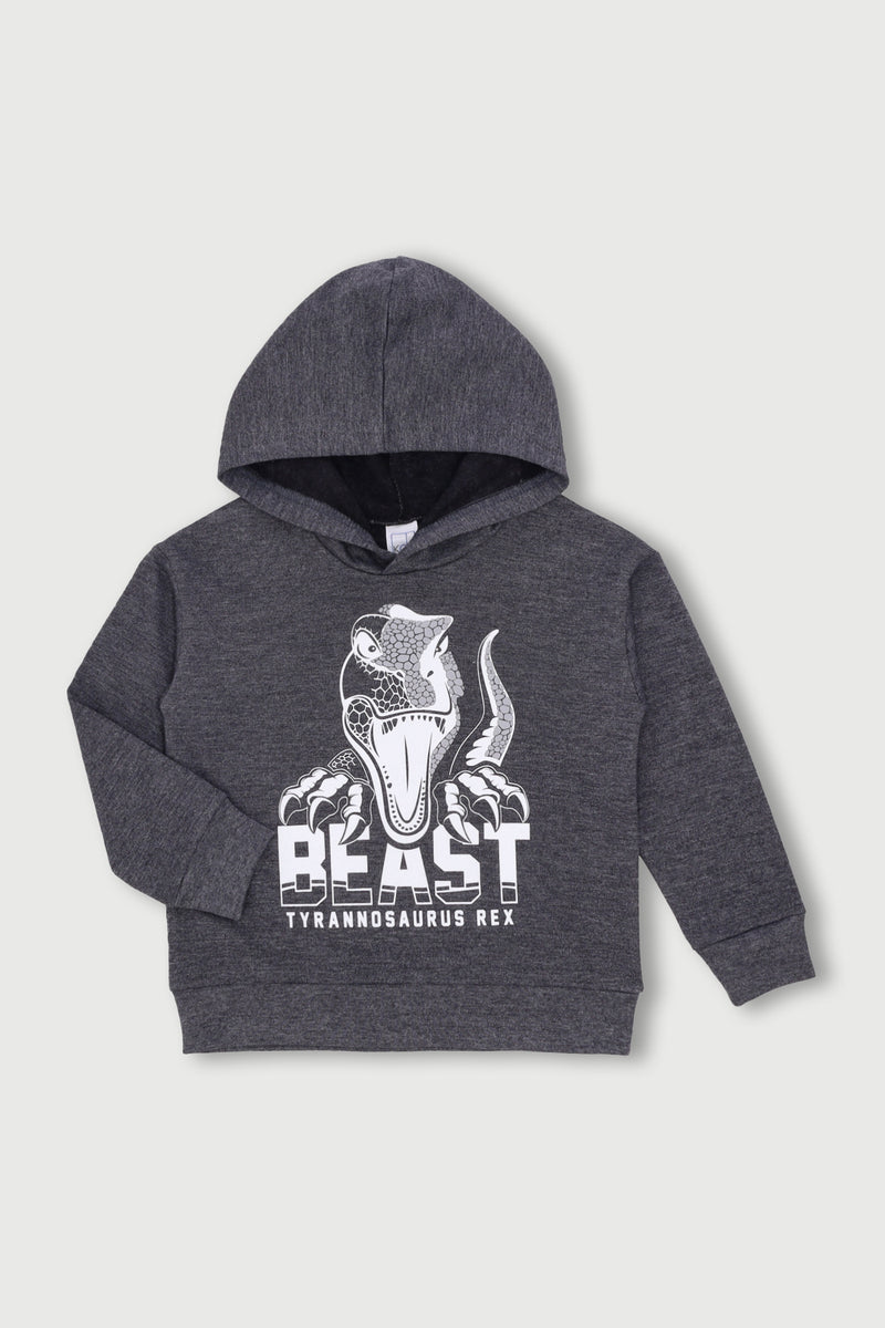 Pre- Boys Fashion Hoodie - Charcoal Melange