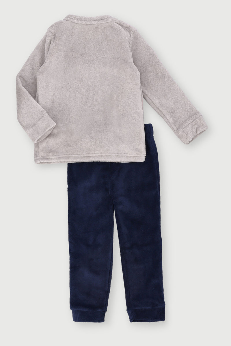 Pre-Boys Raccoon Sleep Set - Navy/Grey