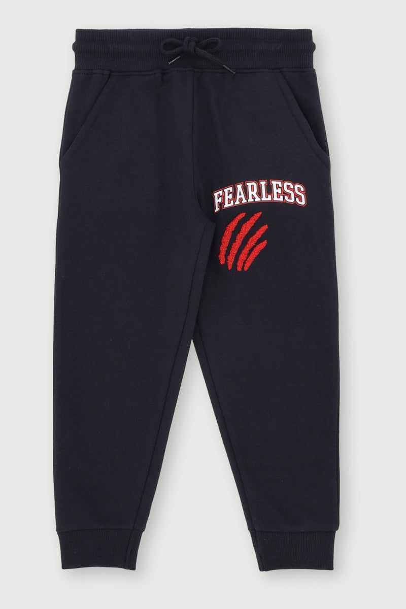 Pre- Boys Tiger Print Joggers - Black