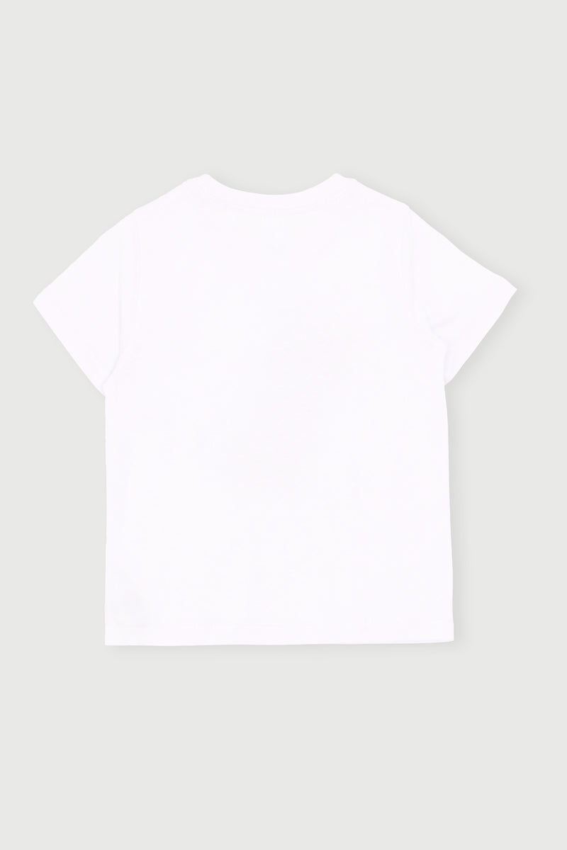 Pre- Boys Short Sleeve Bike Tee - White